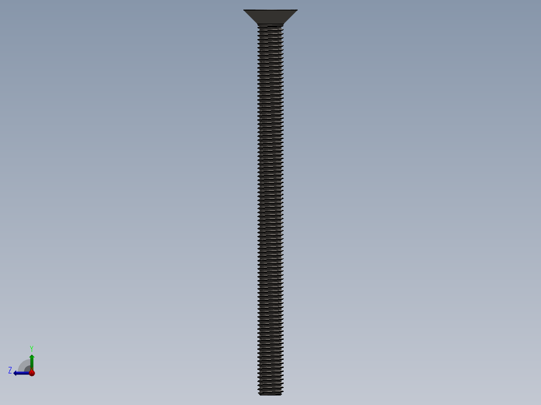 Screw_ISO_10642_M8x120_A2.SLDPRT右视图