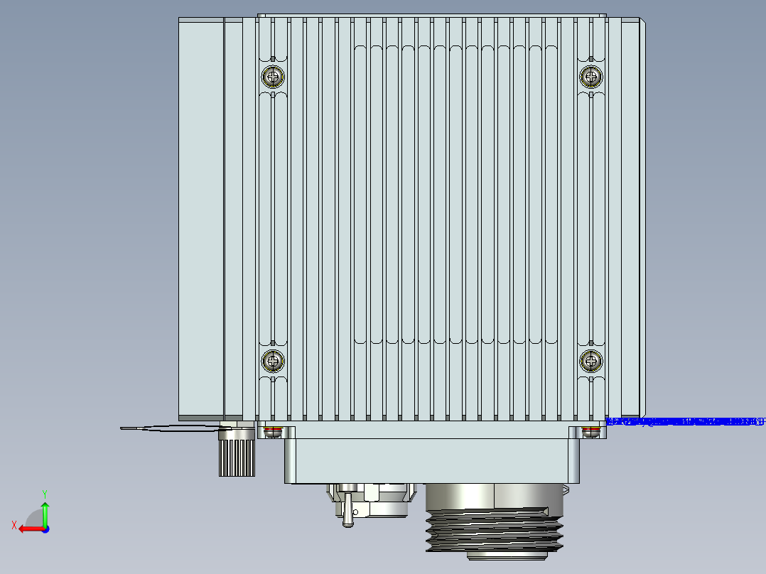 VNX计算存储设备后视图