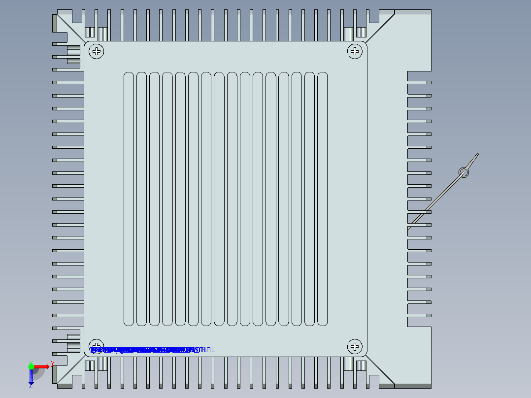 VNX计算存储设备俯视图