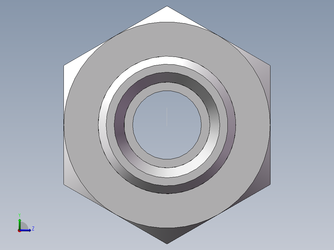 英制锥管螺纹直接头、1CT-16-08SP左视图