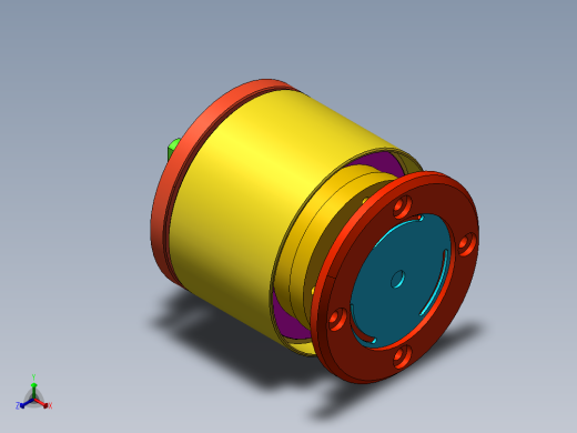 摆线减速器、摆线针轮减速器、减速器(19)正等轴测缩略图