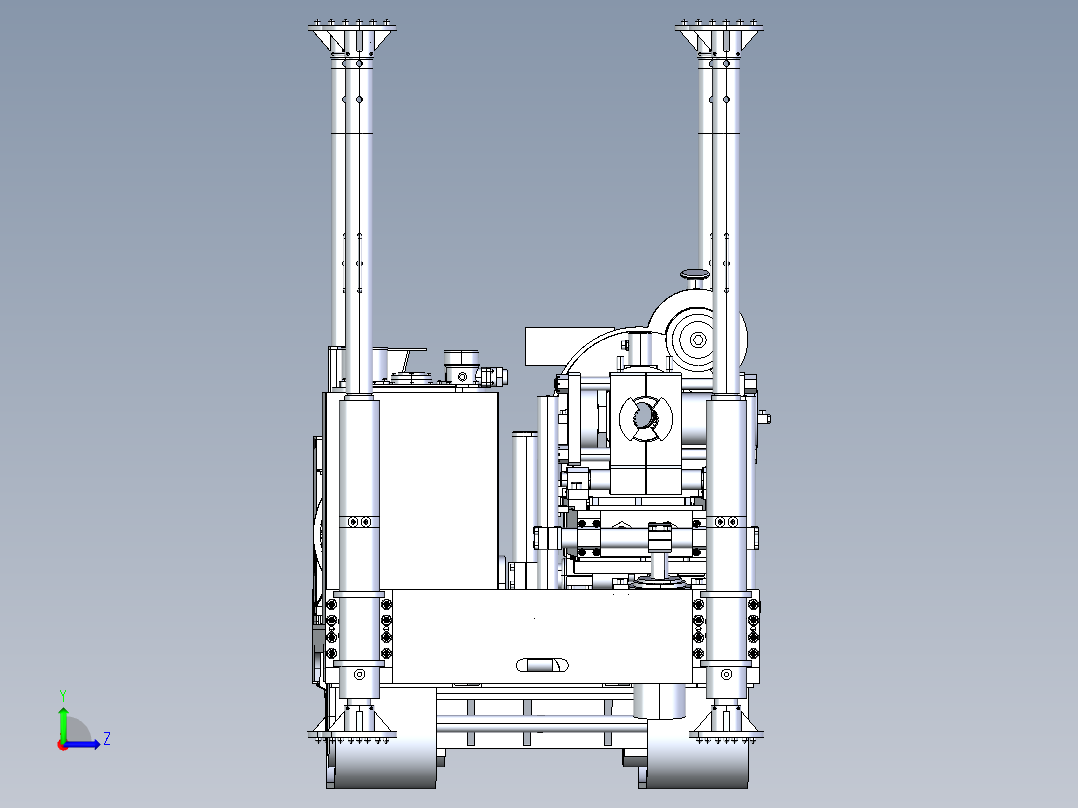 油井钻机 1703960左视图