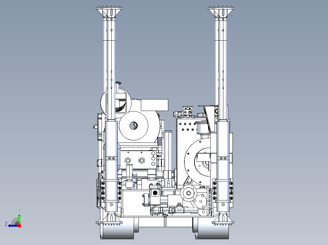 油井钻机 1703960右视图