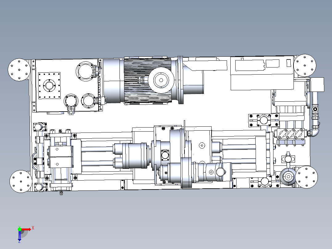 油井钻机 1703960俯视图
