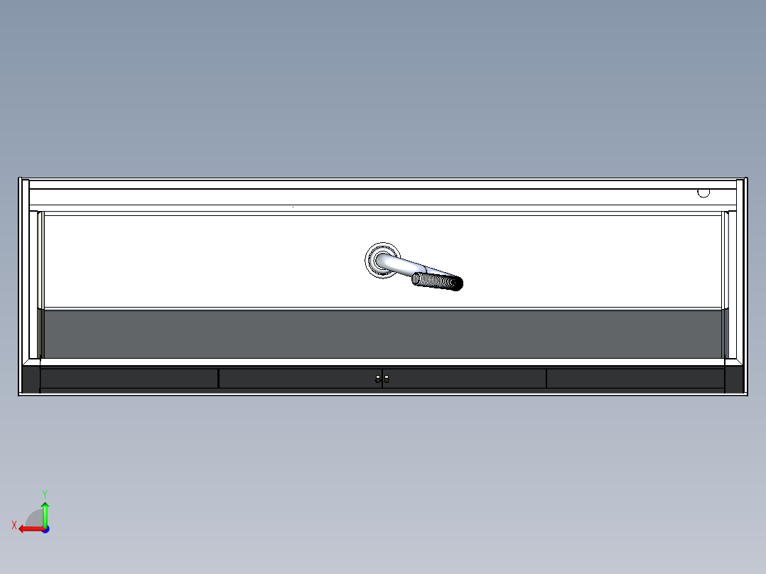 医用洗手池（含下料图）后视图