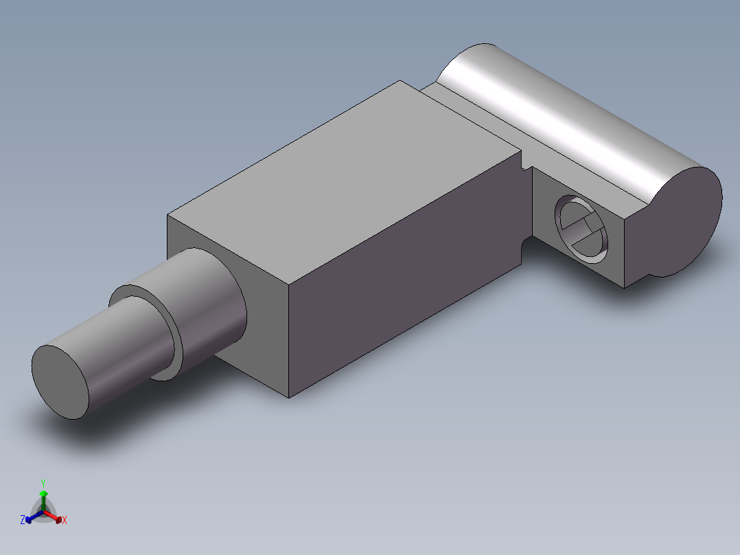 磁性开关 SMC D-F8BL正等轴测图