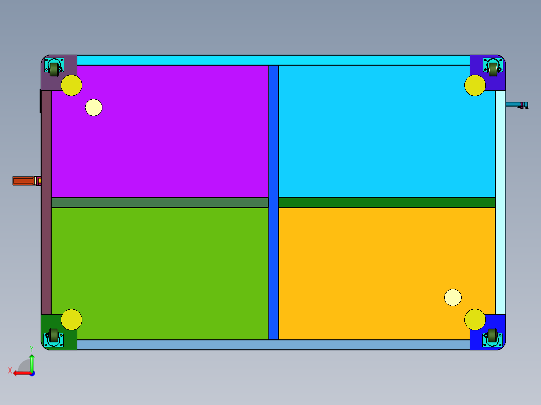 磁保持继电器磁钢嵌件的生产设备后视图