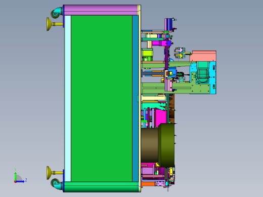 磁保持继电器磁钢嵌件的生产设备左视缩略图