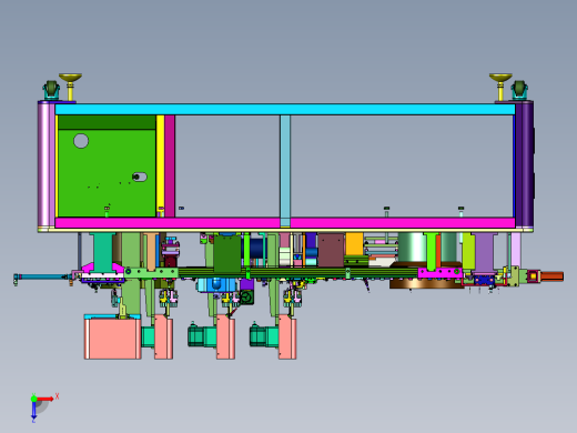 磁保持继电器磁钢嵌件的生产设备俯视缩略图