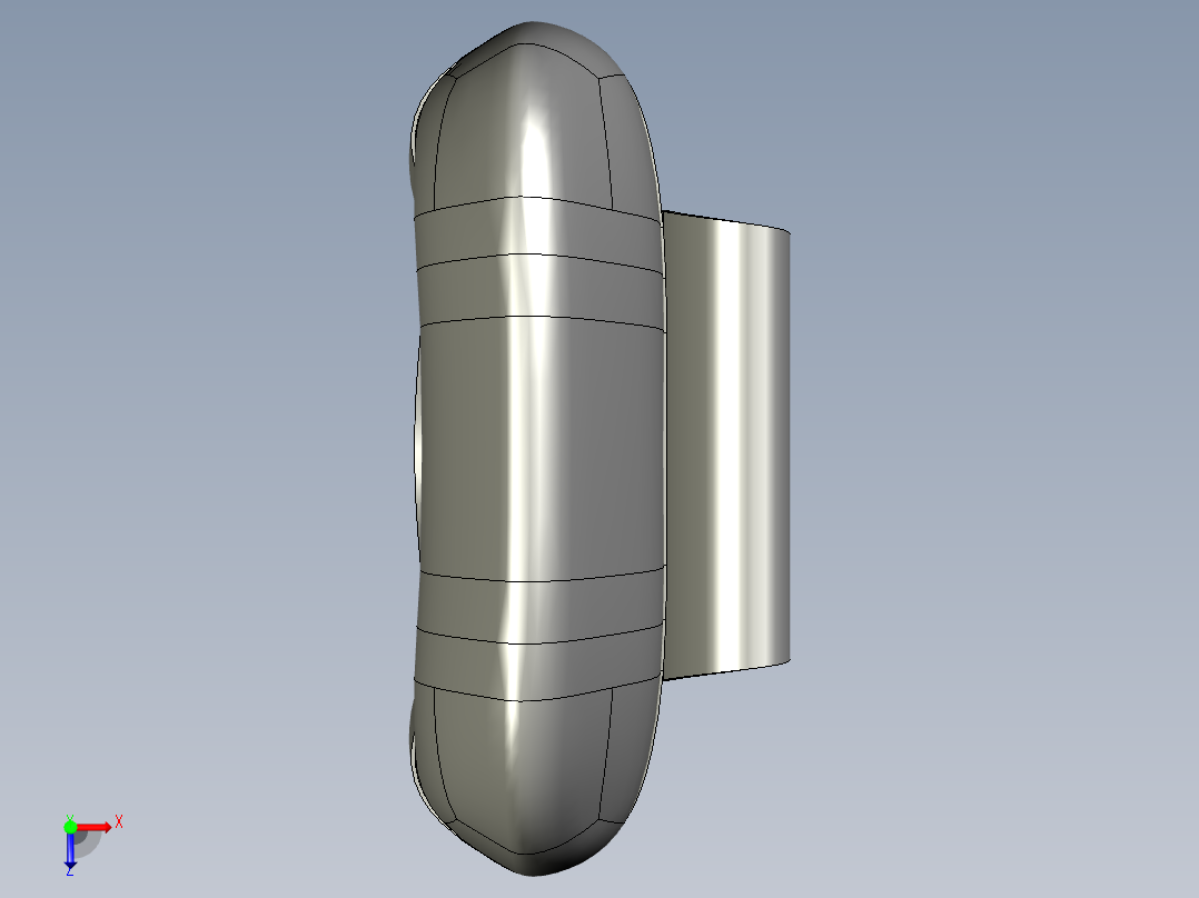蓝牙紧急按钮11俯视图
