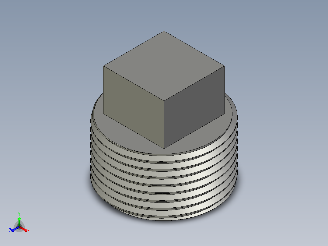 螺纹管四角塞头 DN25
