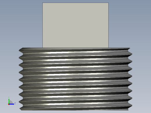 螺纹管四角塞头 DN25左视缩略图