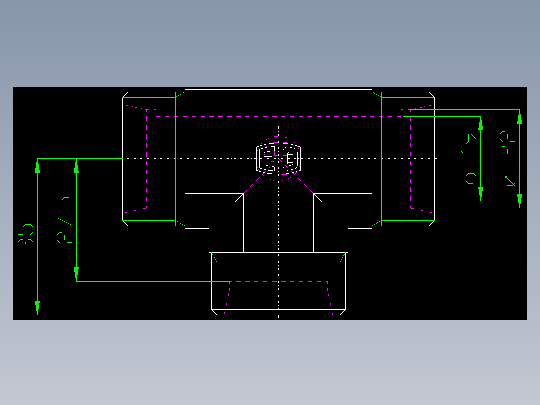 PARKER管接头EO Union tee T22L71X_front