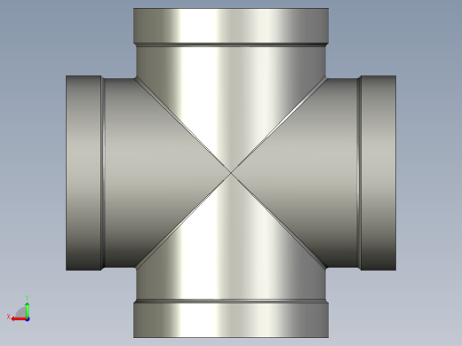 螺纹管四通-等径内丝 DN50后视缩略图