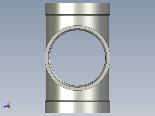 螺纹管四通-等径内丝 DN50右视缩略图