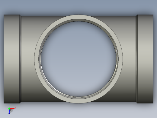 螺纹管四通-等径内丝 DN50俯视缩略图