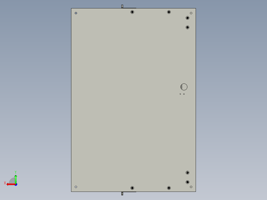 片抛光工作台后视图