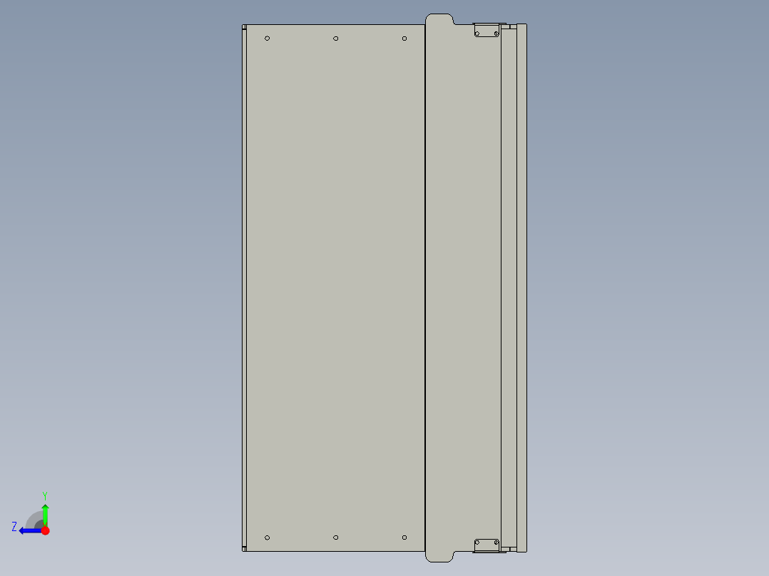 片抛光工作台右视图