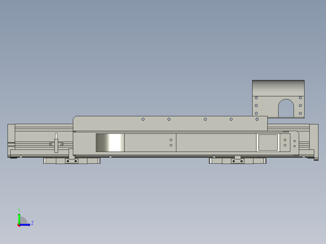 取料机构组合图左视图
