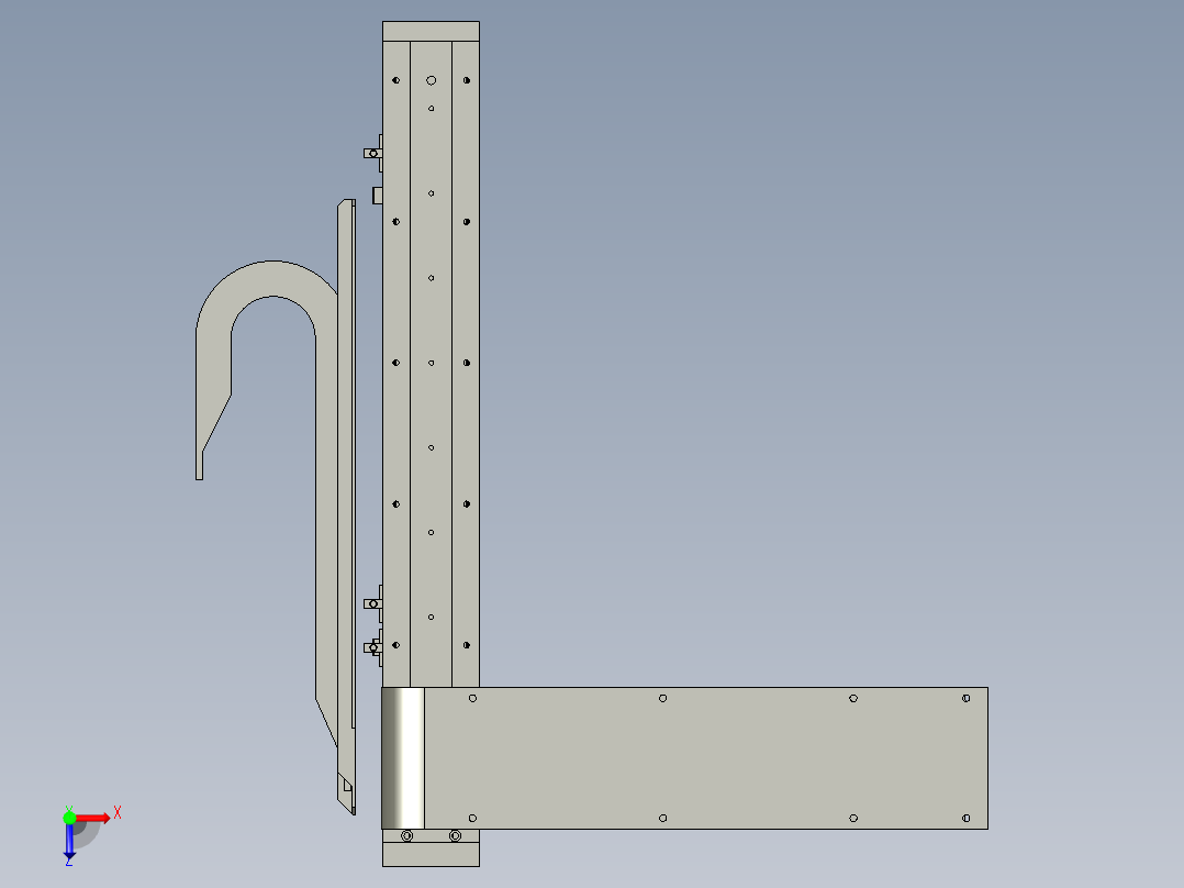 取料机构组合图俯视图