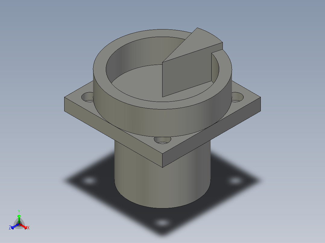 LM26-25万能转换开关正等轴测图