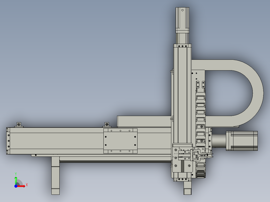 缠膜伺服移动机构前视图