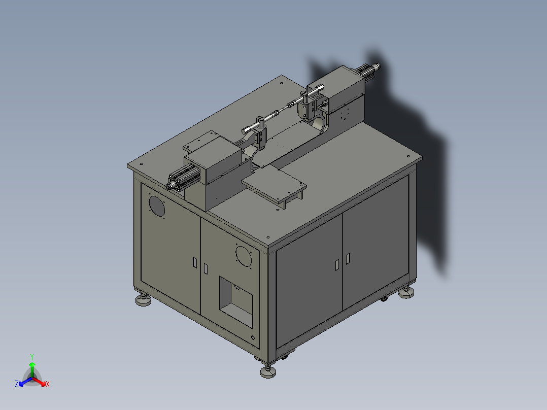 点焊组立装置主视图