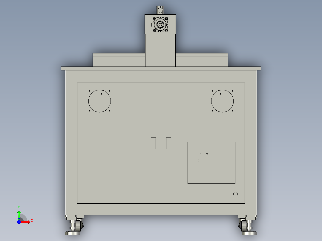 点焊组立装置前视图