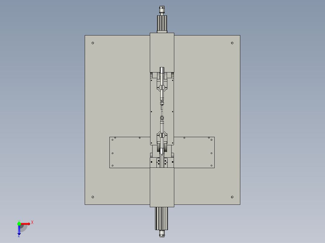 点焊组立装置俯视图