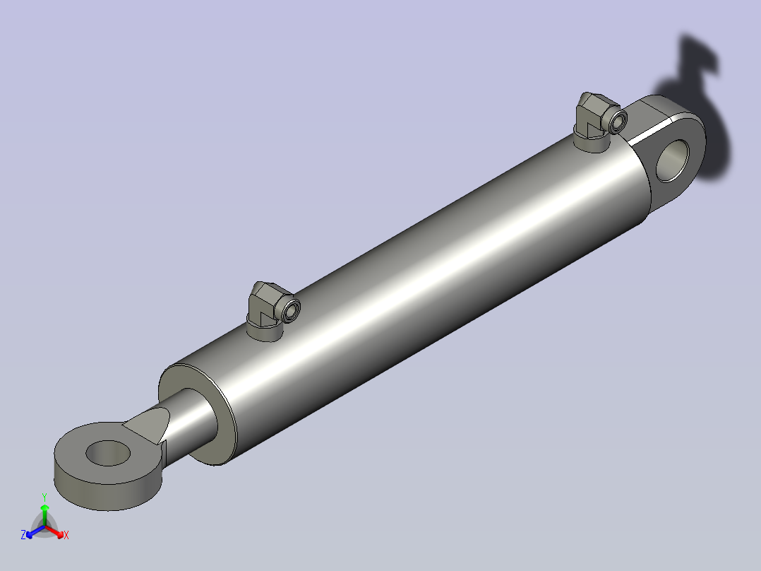 油缸5T正等轴测图