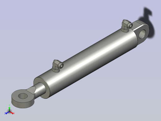 油缸5T正等轴测缩略图
