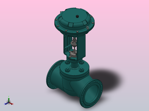 RV ZJHP(M)精小型气动薄膜单座（套筒）调节阀（常温型）[RVZJHP-1.6PB]通径300