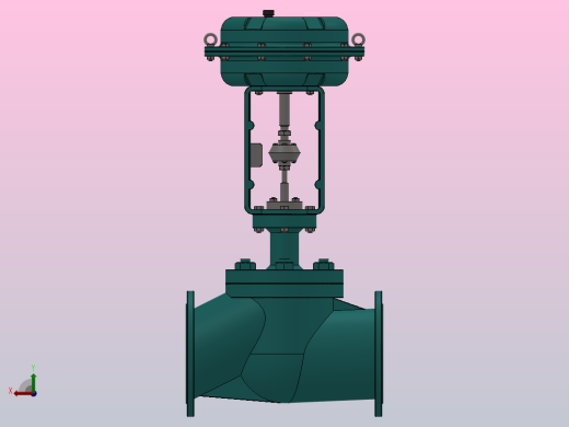 RV ZJHP(M)精小型气动薄膜单座（套筒）调节阀（常温型）[RVZJHP-1.6PB]通径300后视缩略图