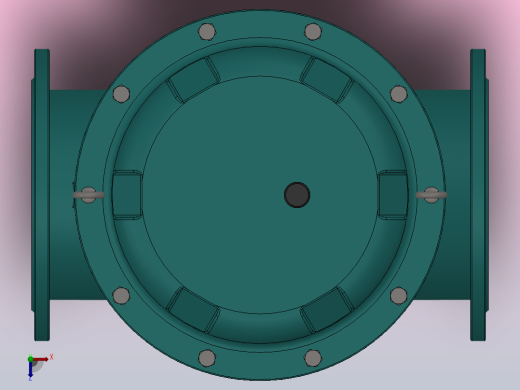 RV ZJHP(M)精小型气动薄膜单座（套筒）调节阀（常温型）[RVZJHP-1.6PB]通径300俯视缩略图