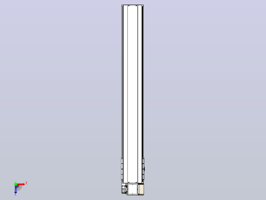 皮带直线轴半封闭可选导轨TPA-HNB-220D-176-L1400-RP-C-P1K-N3俯视缩略图