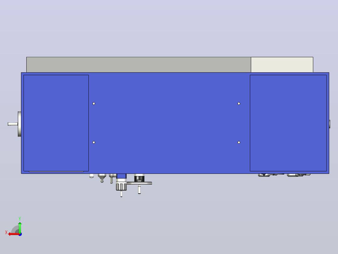 Knuth Basic170车床机器后视图