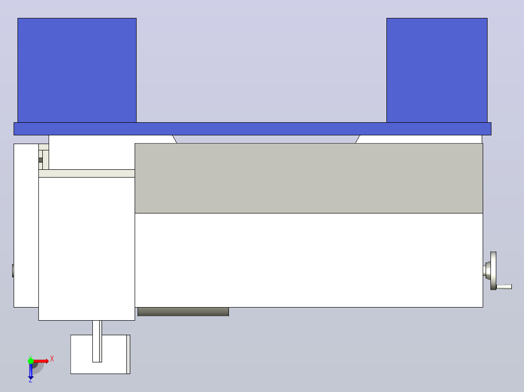 Knuth Basic170车床机器俯视图