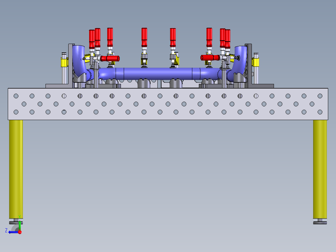 水管焊接工装右视图