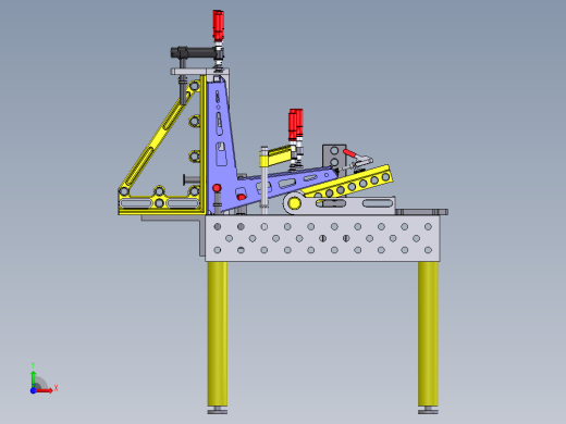 支架焊接工装前视缩略图
