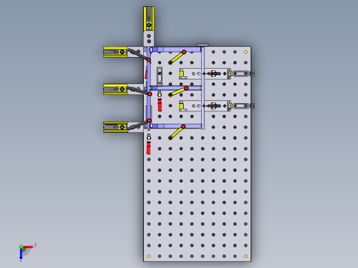 支架焊接工装俯视缩略图