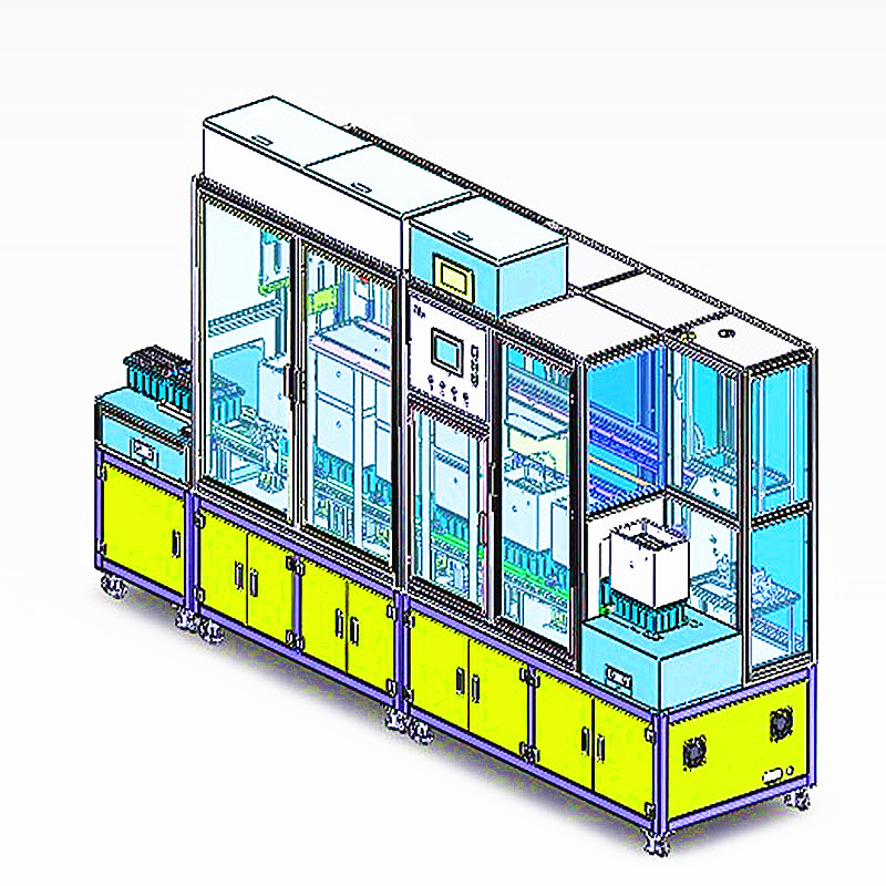 锂电池自动组装机3D图纸（带工程图H415 G13 自动化设备3D图纸