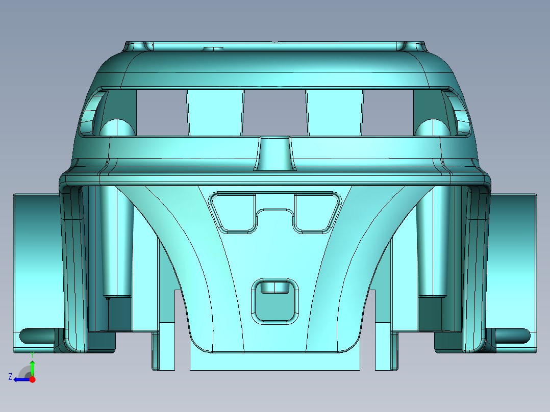 叉车起重机3D模型右视图