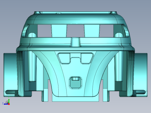 叉车起重机3D模型右视缩略图