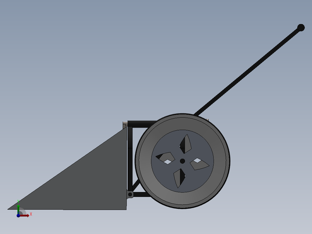 铲雪犁铲雪车SW2011前视图