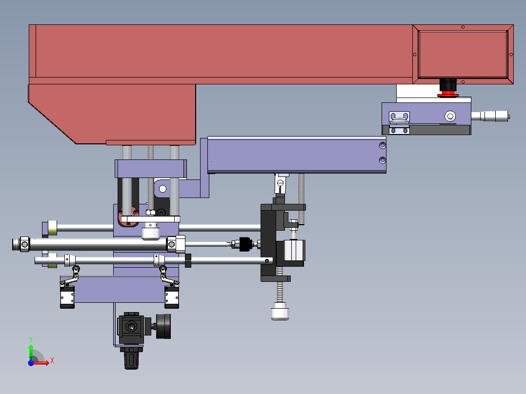 T414 气动印刷机前视图