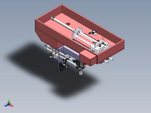 T414 气动印刷机正等轴测缩略图