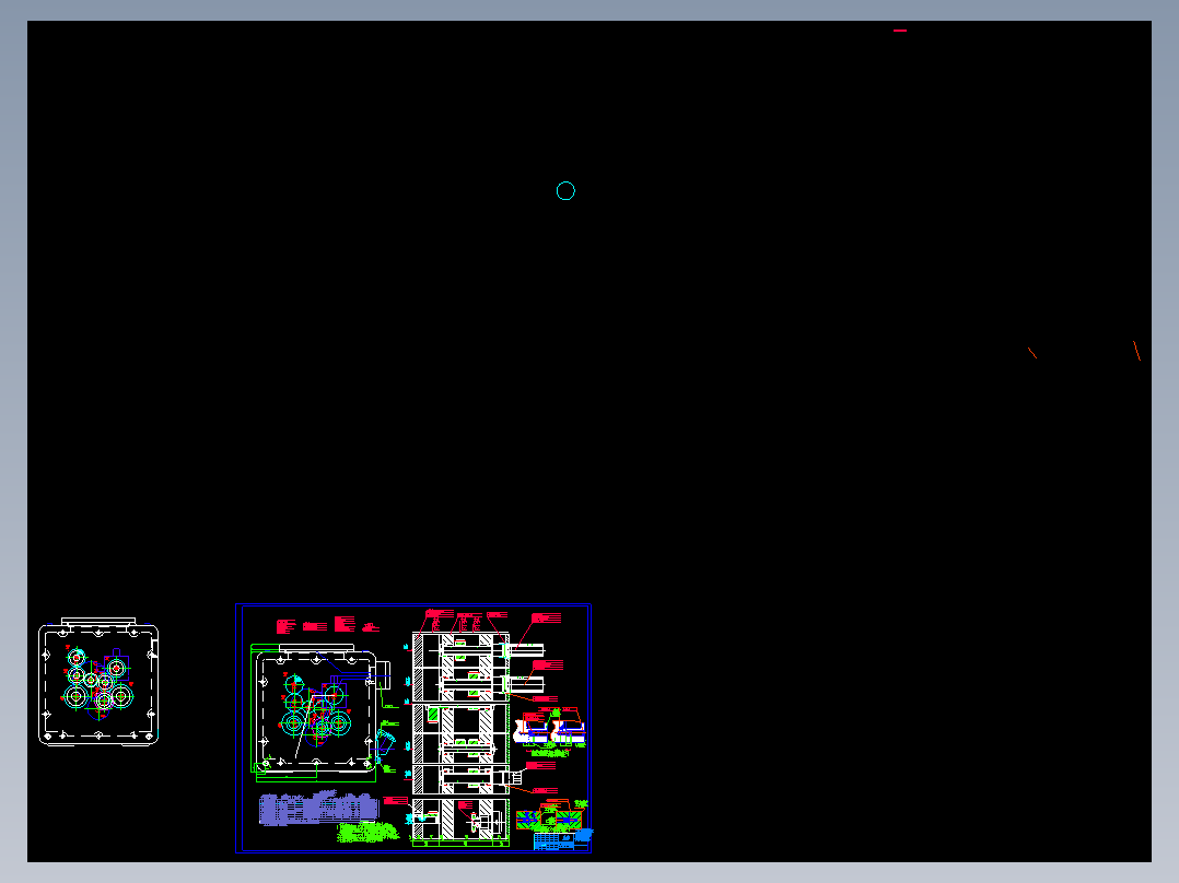 468Q曲轴箱两面三孔组合机床总体设计及多轴箱的设计