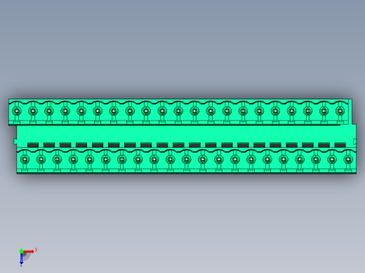 DEGSON 2EDG 系列 5.0mm 可插拔接线端子组-2EDGVT-5.0-42P-14-00AH俯视缩略图