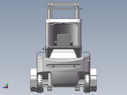 叉车3D图纸右视缩略图