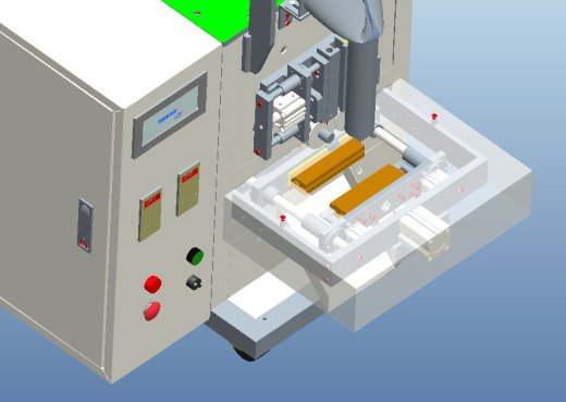 双振盘送料螺丝包装机3D模型 工程图缩略图